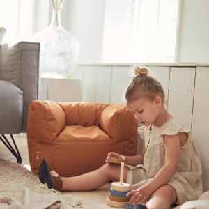 Fauteuil Pouf Enfant Caramel