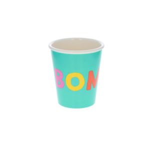 Verre en mélamine vert Bom dia - Copacabana